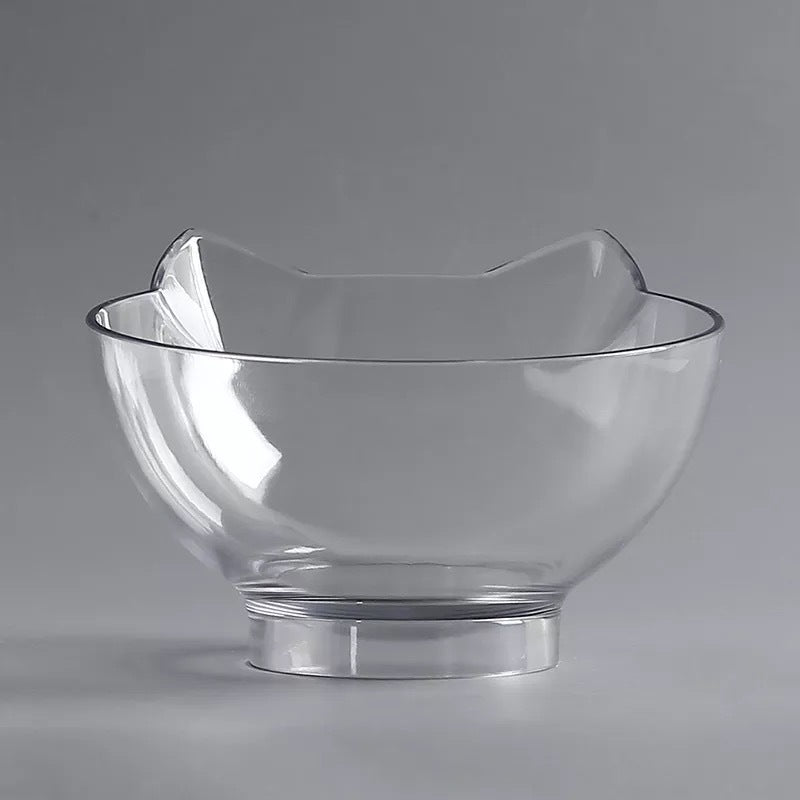 15° Tilted Cat Double Bowl – Ergonomic Raised Cat Food & Water Bowls with Neck & Spine Protection